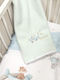 Nima Decke Kinderbett Vlies Hellblau 110x140cm