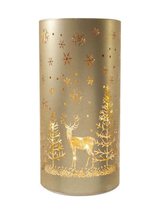 Zen Collection Illuminated Christmas Glass Figu...