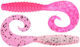 Silicone Zeox Comma Grub 6cm #206 Dragon Fruit