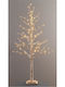 Arbore Decorativ De Crăciun 120cm Electric Auriu