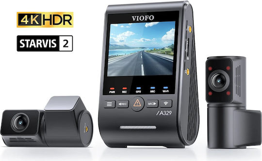 Viofo Set Cameră DVR Auto 4K Bluetooth Wi-Fi GPS și Cameră Marșarier