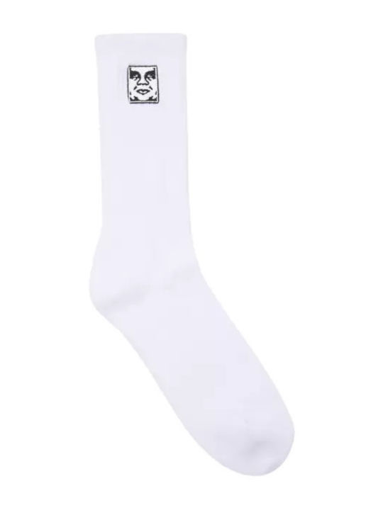 Obey Icon Șosete Alb 1Pachet