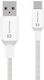 Tactical Braided USB 2.0 Cable USB-C male - USB-A 60W White 2m (57983126583)