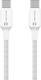 Tactical Braided USB 2.0 Cable USB-C male - USB-C 60W White 0.3m (57983126591)