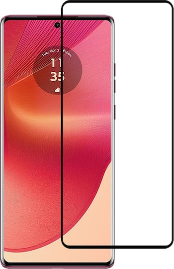 3D Tempered Glass Μαύρο (Motorola Edge 50 Fusion)
