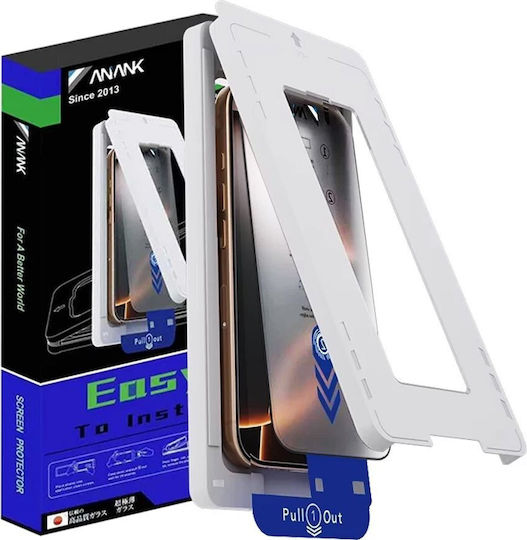 ANANK 2.5D Screen Protector Negru (iPhone 17 / 17 Pro / 16 Pro)