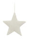 Atmosphera Plastic Christmas Decorative Pendant Star 40x40cm White
