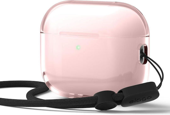Elago Strap Case Case Silicone in Pink color for Apple AirPods Pro 3