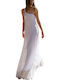 Maxi Dress for Wedding / Baptism White