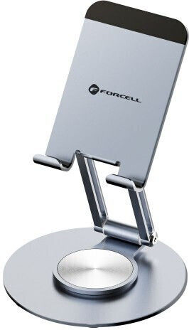 Forcell F-grip Βάση Γραφείου για Κινητό σε Γκρι χρώμα