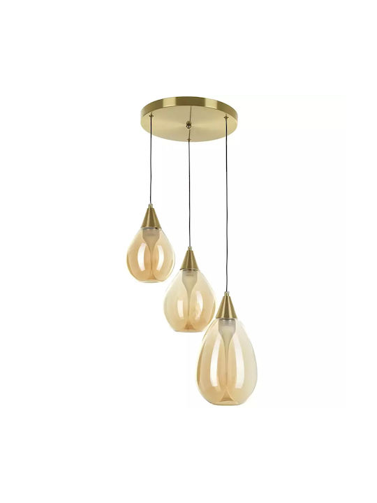 Hängelampe Gold