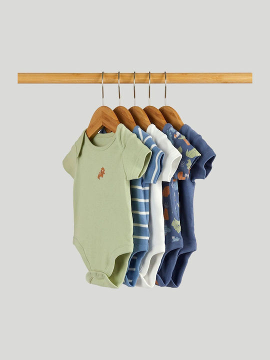 Mothercare Σετ Κορμάκια Μπλε 5τμχ