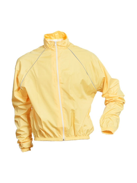 Waterproof Cycling Windbreaker Jacket Demaraz Yellow
