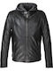 Leder Jacke Sette Ryan Schwarz