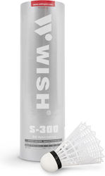 Wish Badminton Shuttlecocks 6pcs