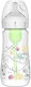 Dr. Brown's Plastic Baby Bottle Natural Flow Options Anti-Colic with Silicone Teat for 0+ Months Transparent 270ml