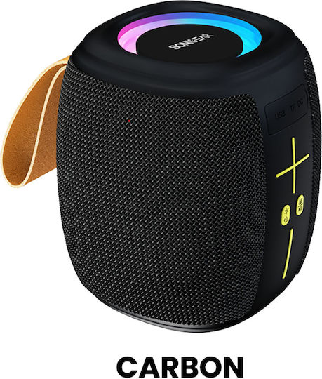 Sonic Gear SONICGO! 5 Ηχείο Bluetooth με Ραδιόφωνο και Διάρκεια Μπαταρίας έως 6 ώρες Carbon
