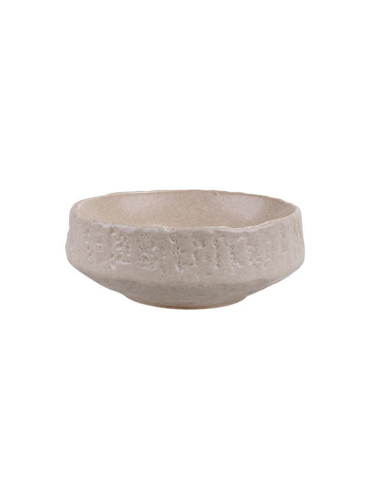 Kutahya Porselen Serving Bowl Round Gray with D...