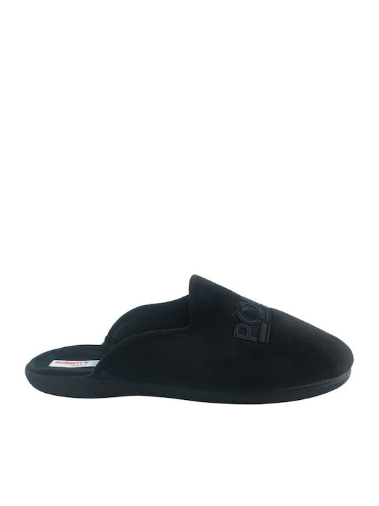 Adam's Shoes Men's Slipper Black