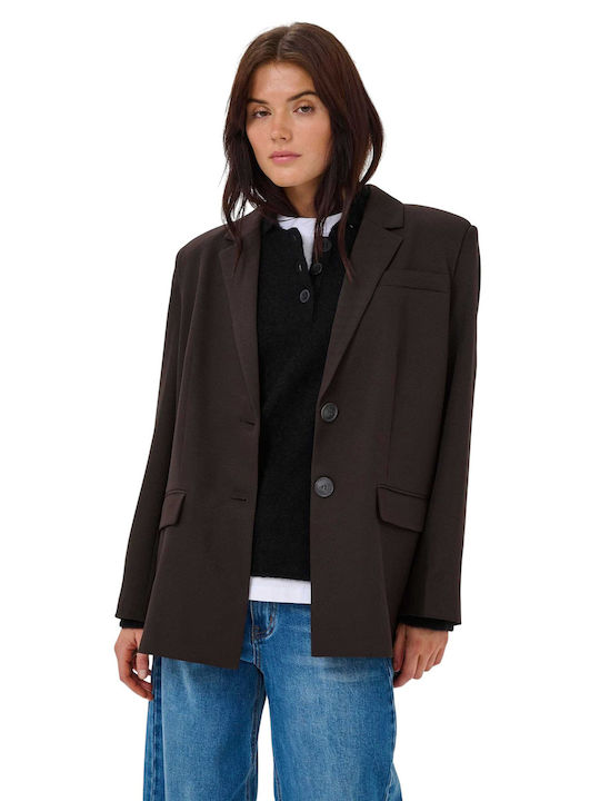 My Essential Wardrobe Damen Blazer Brown