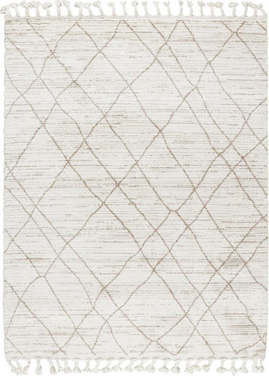 Eurofil Casablanca 885 Teppich Rechteckig Synthetisch,Polyester/Cotton/Leather L.cream- Vison
