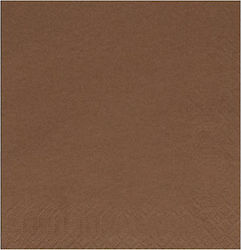 33x33 Șervețel Luxury Maro 2-Ply 1530 buc
