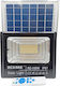 Waterproof Solar LED Floodlight 100W Warm White with Remote Control IP67