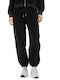 Jogginghose Samt Black