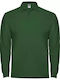 Roly Мъжка рекламна поло блуза с дълъг ръкав Bottle Green
