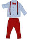 Kids' Set with Pants Winter 2pcs Blue - Bordeaux
