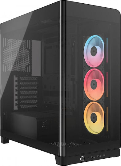 Corsair Frame 4500X LX-R RGB Gaming Midi Tower Κουτί Υπολογιστή με Πλαϊνό Παράθυρο Μαύρο