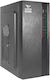 Alcatroz Futura Millenia M200 Midi Tower Κουτί Υπολογιστή Μαύρο