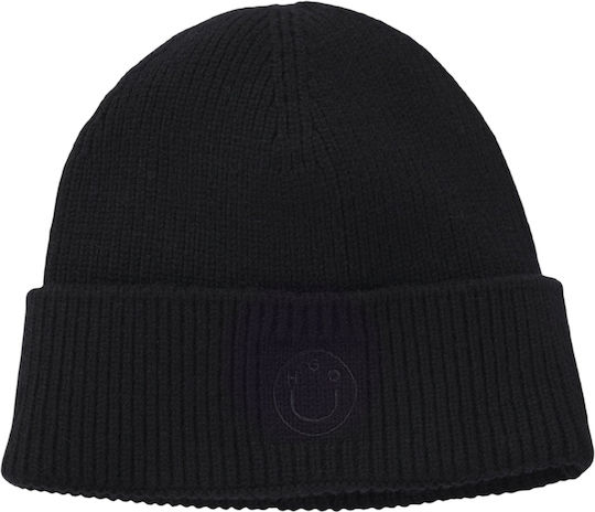 Beanie Feminin Căciulă Tricotat în culoarea Negru