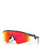 Oakley Youth Herren Sonnenbrille mit Gray Kunststoff Gestell und Rot Spiegel Linse OJ9015-09