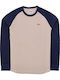 Long Sleeve Sweater Sand Navy