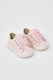 Ever Kid Βαπτιστικά Δερμάτινα Sneakers Ροζ
