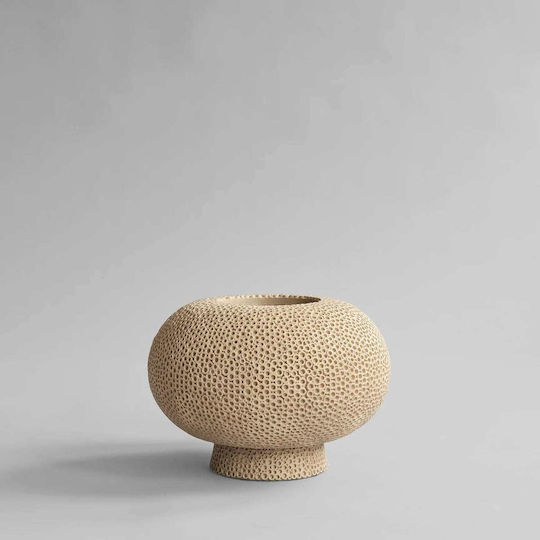 Kabin Shisen Κεραμικό Βάζο Μπεζ L35xw35xh23,5cm 101 Copenhagen