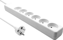 Microconnect Πολύπριζο 6 Θέσεων με Καλώδιο 3m Microconnect Πολύπριζο 6 Θέσεων με Καλώδιο 3m