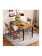 Scaune Sala de mese Lemn Brown, Black 2buc