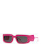 Philipp Plein Unisex Sunglasses with Pink Metal Frame and Gray Lens SPP119M 07BE