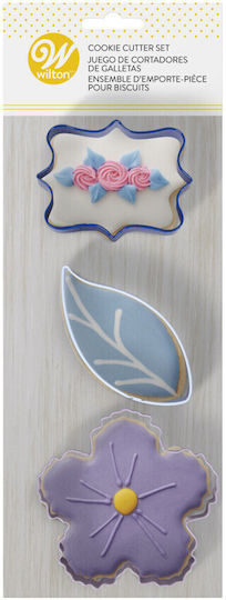 Metal Frame Leaf Flower Cutter Set Wilton