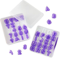 Set Number Letter Cutters 40 Pcs Wilton