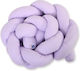 My Sweet Baby Crib Bumpers Braided Inside Purple