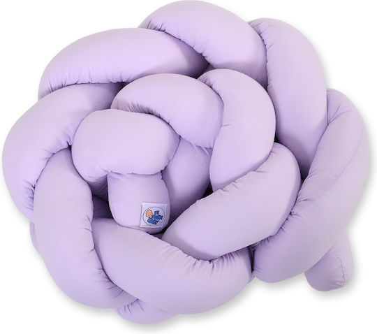 My Sweet Baby Crib Bumpers Braided Inside Purple