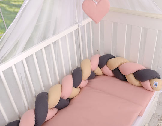 My Sweet Baby Paturi Împletitură Intern Beige, Dusty Pink, Anthracite
