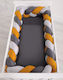 My Sweet Baby Bettumrandungen Geflochten Innerhalb Gray, Mustard, Anthracite