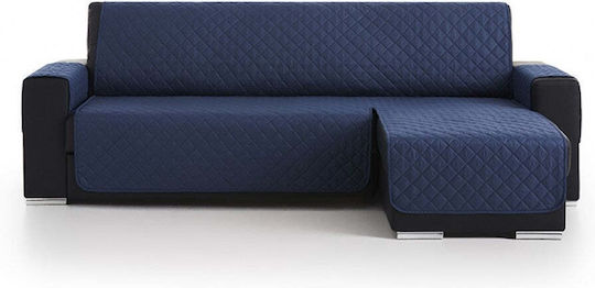 Sofazip Husă Elastică Canapea de colț Navy Blue 220εκ. 1buc SZMATC220BLEUMARIN