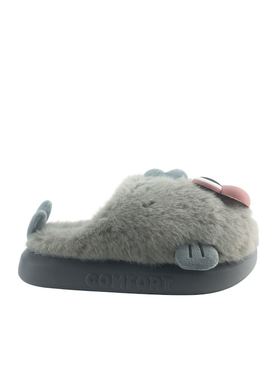 Winter Women's Slippers Gray
