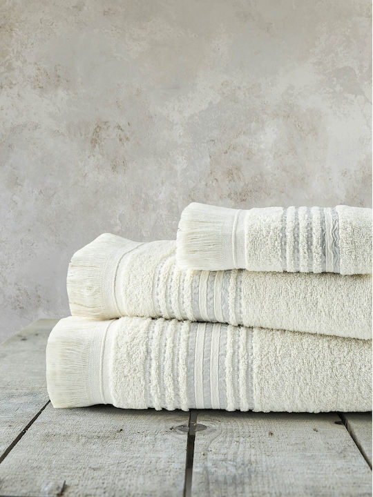 Nima Facecloth Allora 50x90cm Light Beige Weigh...