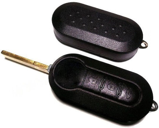 Foldable Remote Control Shell with 3 Buttons for Fiat Punto/Doblo/Fiat 500